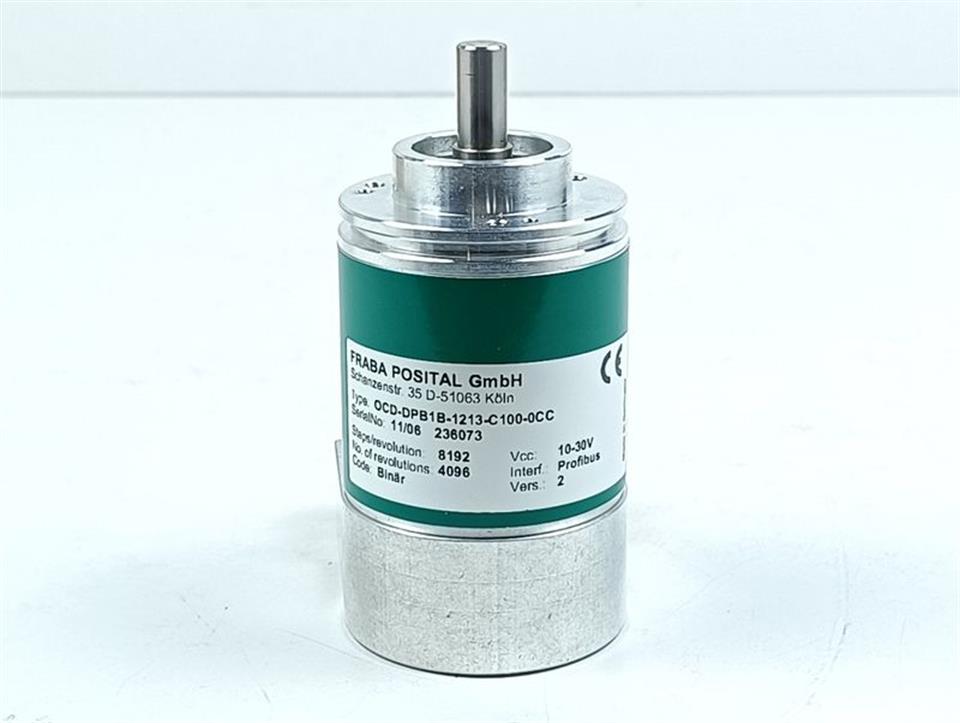 Fraba Posital OCD-DPB1B-1212-C100-0CC Drehgeber Encoder DP Class 2 UNUSED & OVP