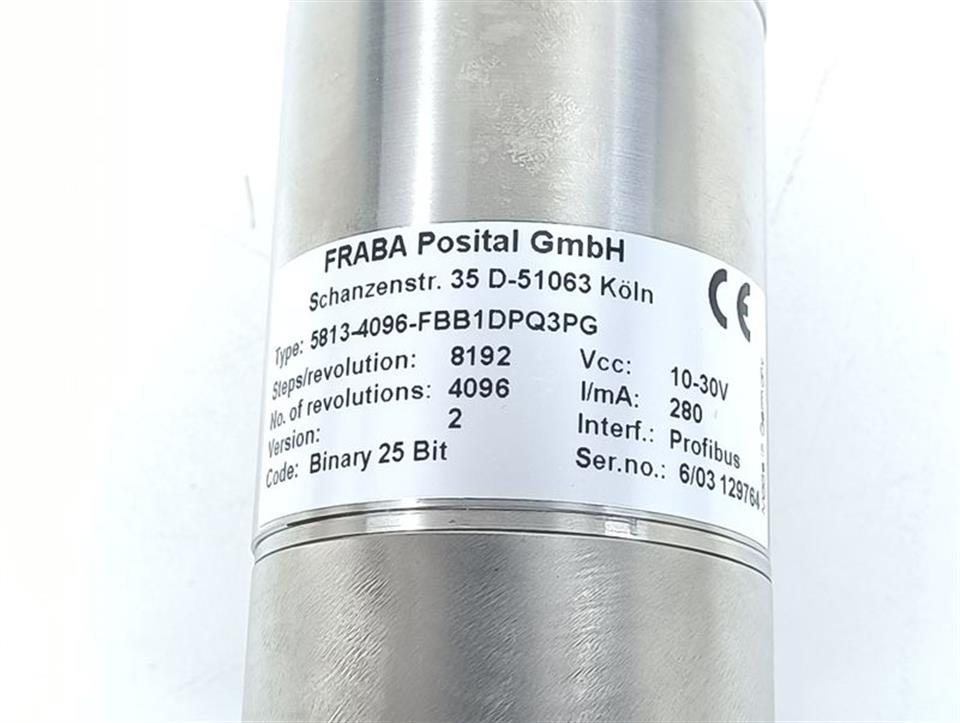 Fraba Postital 5813-4096-FBB1DPQ3PG Drehgeber Encoder DP Class 2 UNUSED & OVP