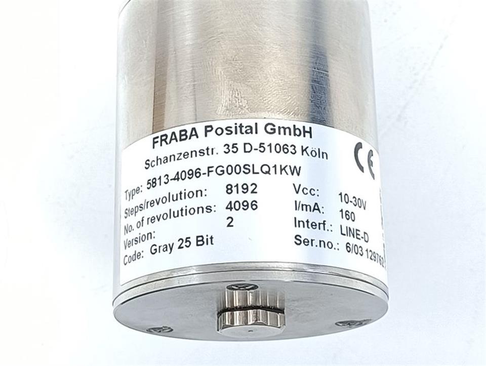 Fraba Postital 5813-4096-FG00SLQ1KW Drehgeber Encoder DP Class 2 UNUSED & OVP