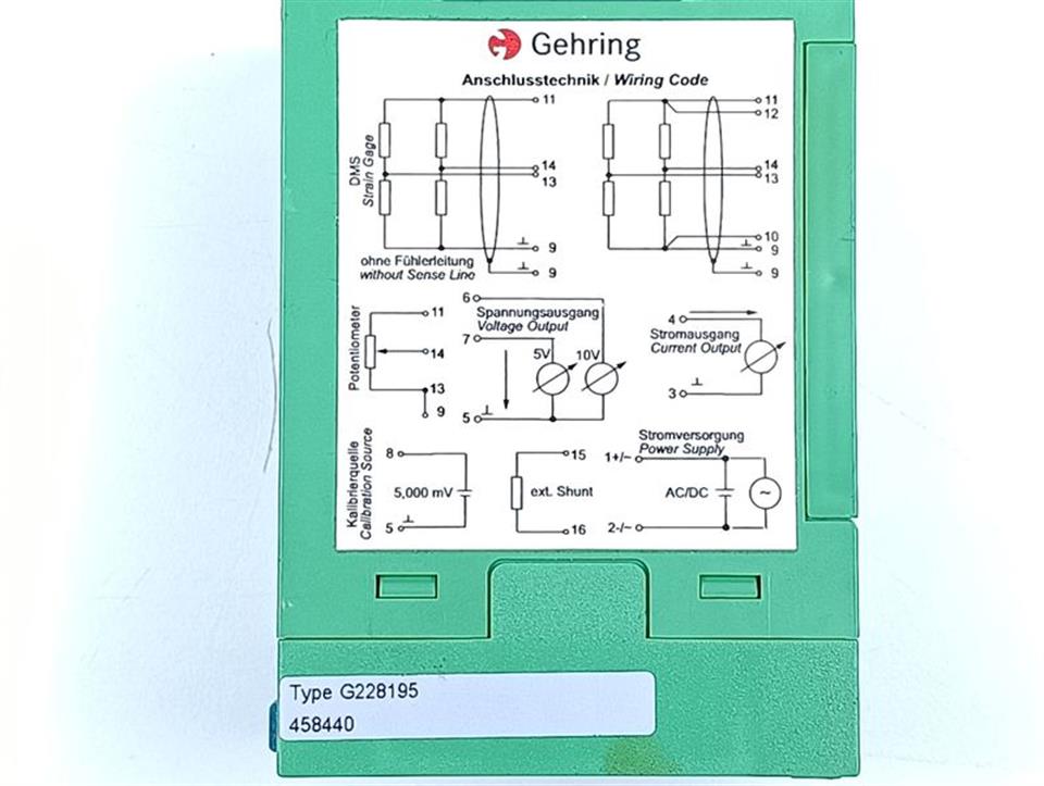 Gehring Verstärkermodul Amplifier Module  Typ G228195 TOP ZUSTAND