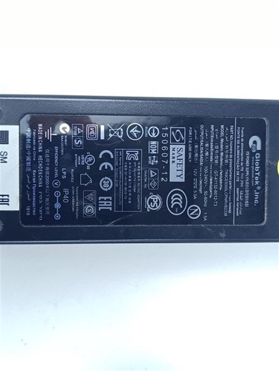 GlobTek GT-41132-6012-T3 Output 12 V 5.0 A Netzteil Adapter TOP ZUSTAND