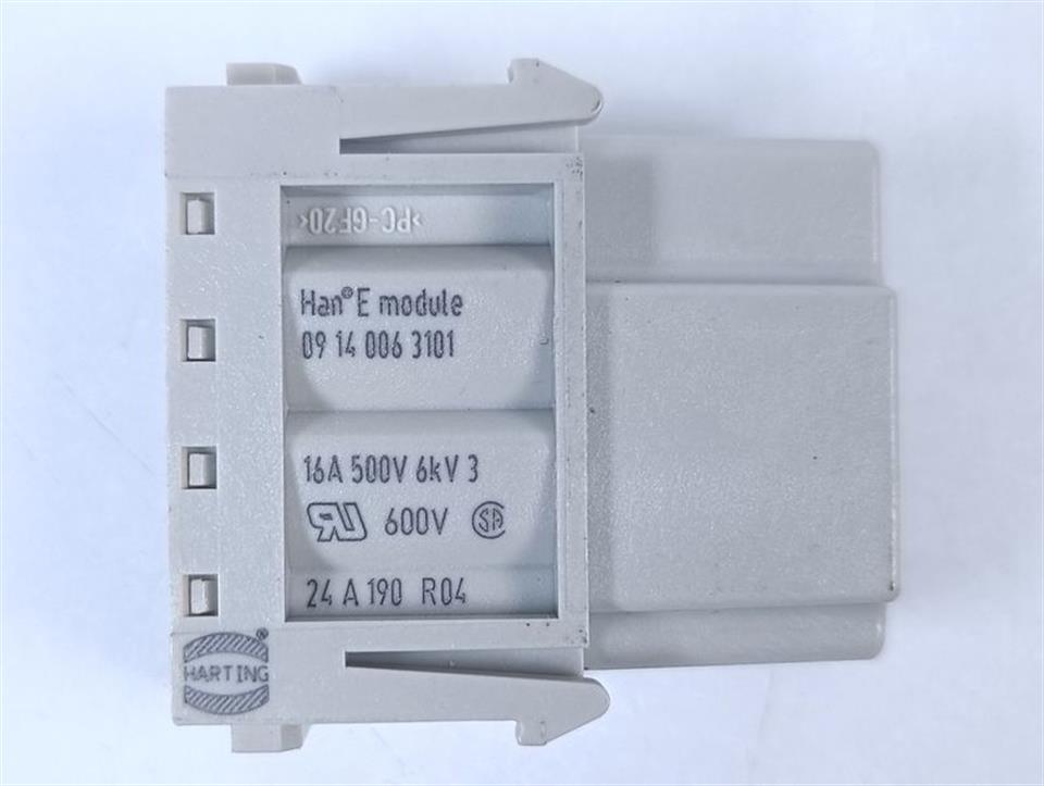 Harting 09 14 006 3101 16A 500V 6kV  TOP ZUSTAND