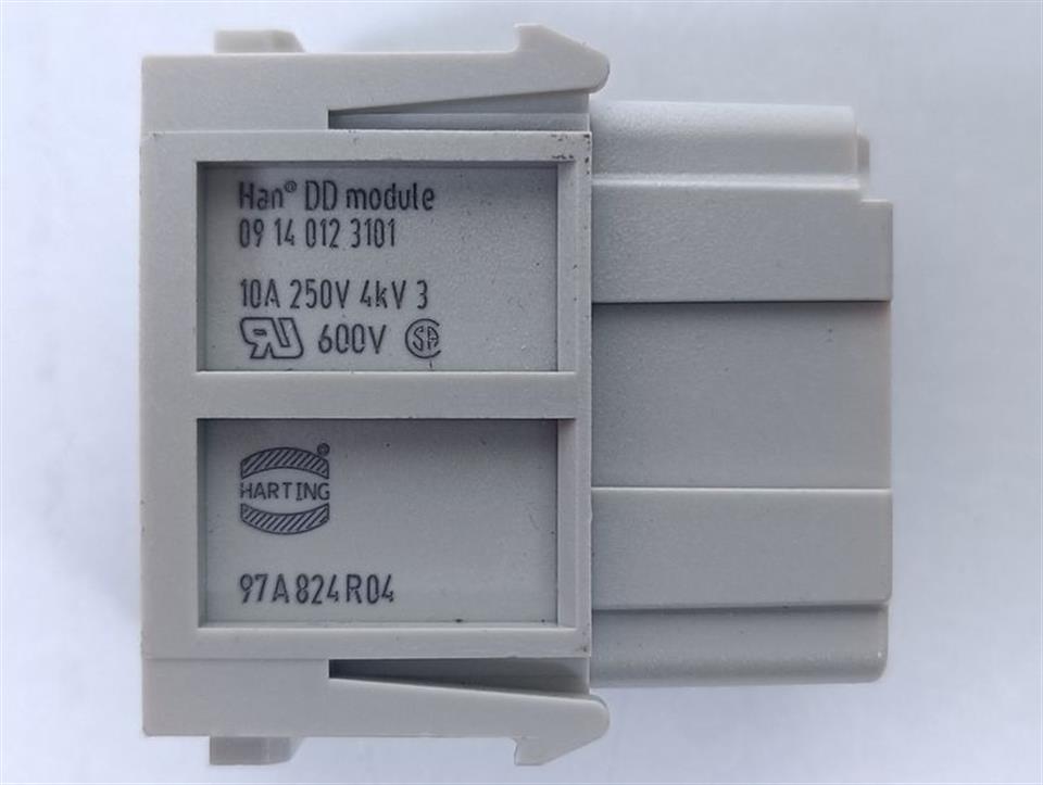 Harting 09 14 012 3101 10A 250V 4kV  TOP ZUSTAND
