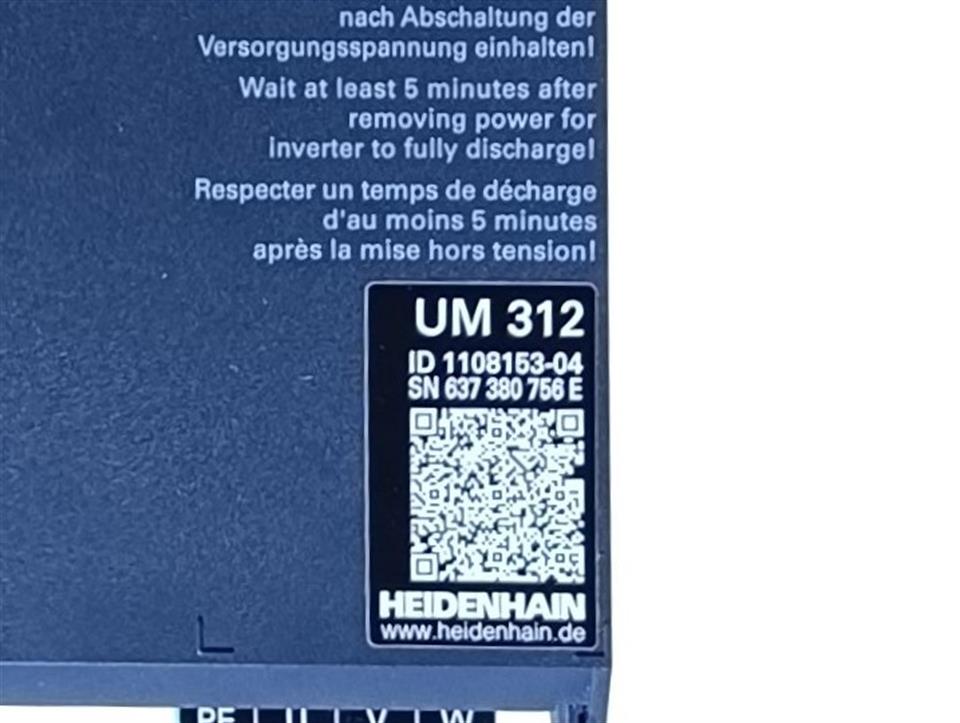 HEIDENHAIN UM 312 ID 1108153-04 NEUWERTIG
