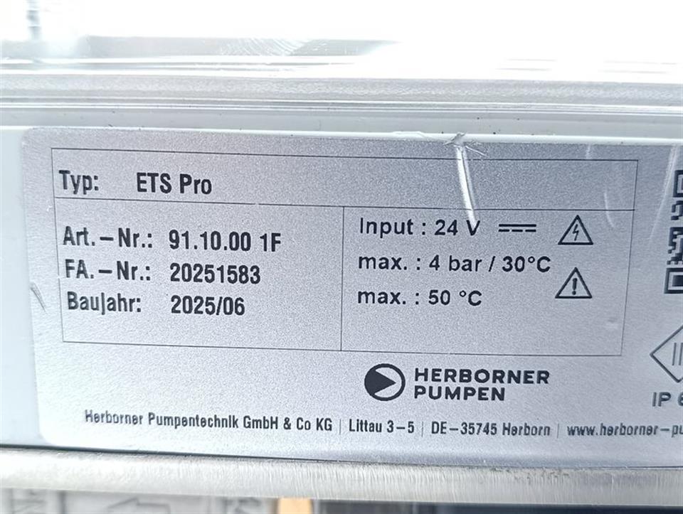 HERBORNER Pumpen ETS Pro Art.-Nr: 91.10.00 1F NEUWERTIG
