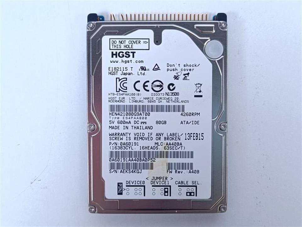 HGST HEN421080G9AT00 Festplatte UNUSED