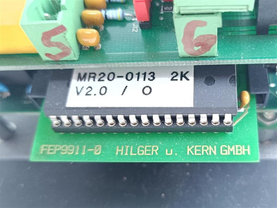 HILGER & KERN FEP9912-1 + FEP9910-2 + FEP9911-0 MR20-0113 2K V2.0 /0 TOP ZUSTAND