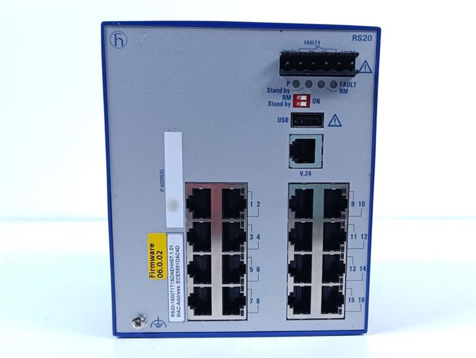 Hirschmann RS20-1600T1T1SDAHH07.1.01 Firmware V06.0.02 TOP ZUSTAND