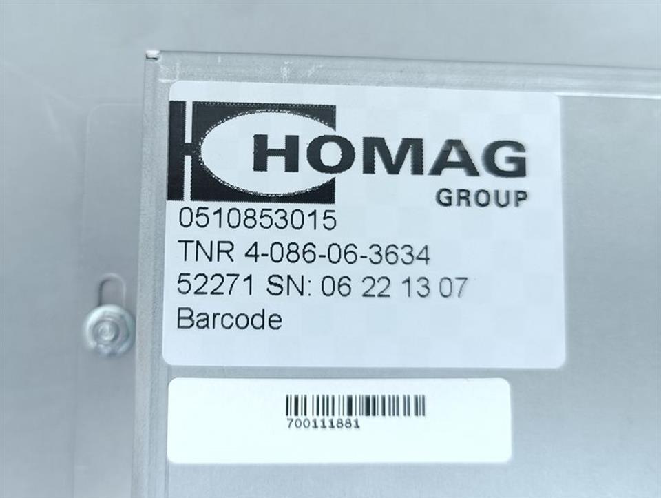 HOMAG TNR 4-086-06-3634 Panel Display TNR4-086-06-3634 0510853015 UNUSED & OVP