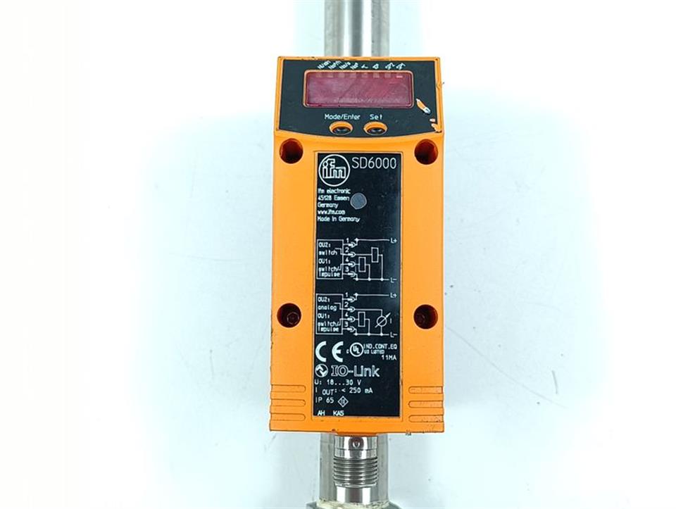 IFM Druckluftzähler SD6000 TOPZUSTAND