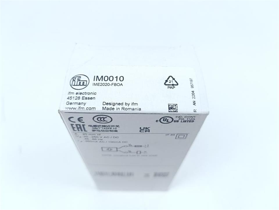 IFM Electronics IM0010 Efector IM2020-FBOA UNUSED & OVP