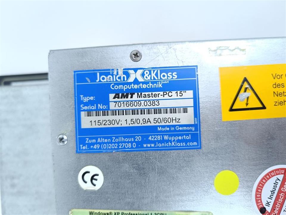 Janich & Klass Computertechnik AMT Master-PC 15" TESTED TOP ZUSTAND