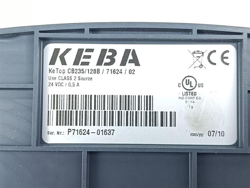 KEBA Anschlussdose  KeTop CB235/128B/71624/02  NEUWERTIG