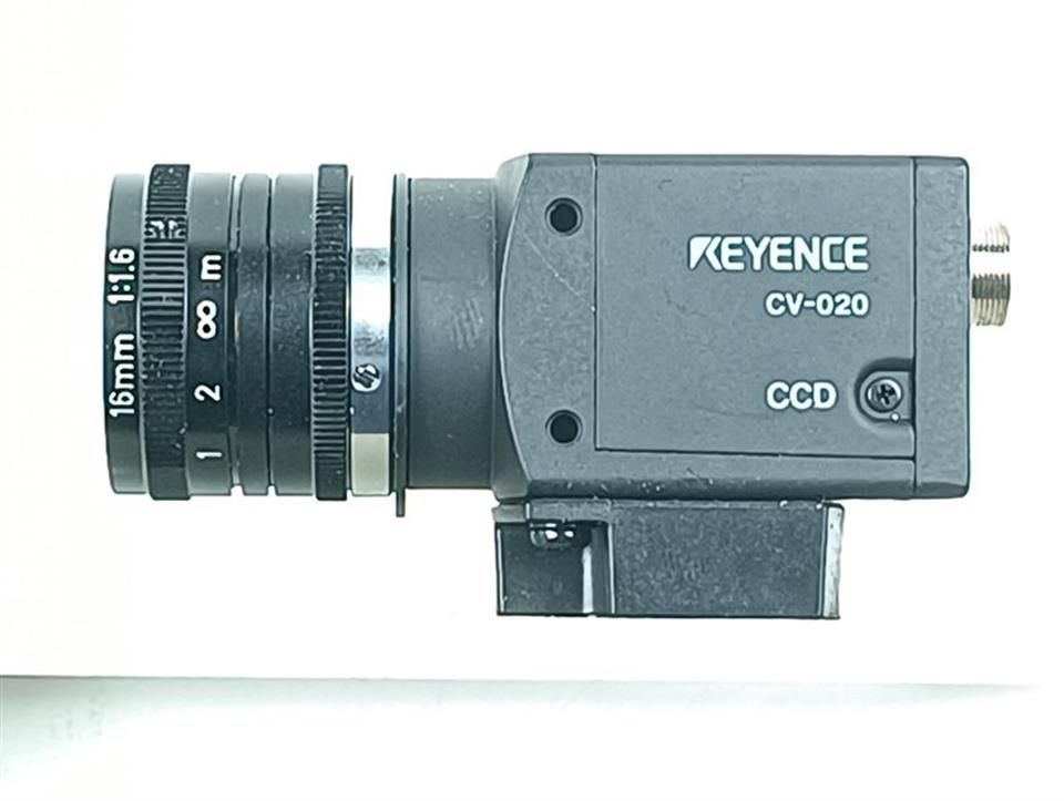 Keyence  CV -020 CCD Kamera  + 16mm Lens TOP ZUSTAND