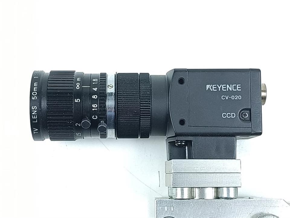 Keyence  CV -020 CCD Kamera  + 50mm Lens TOP ZUSTAND