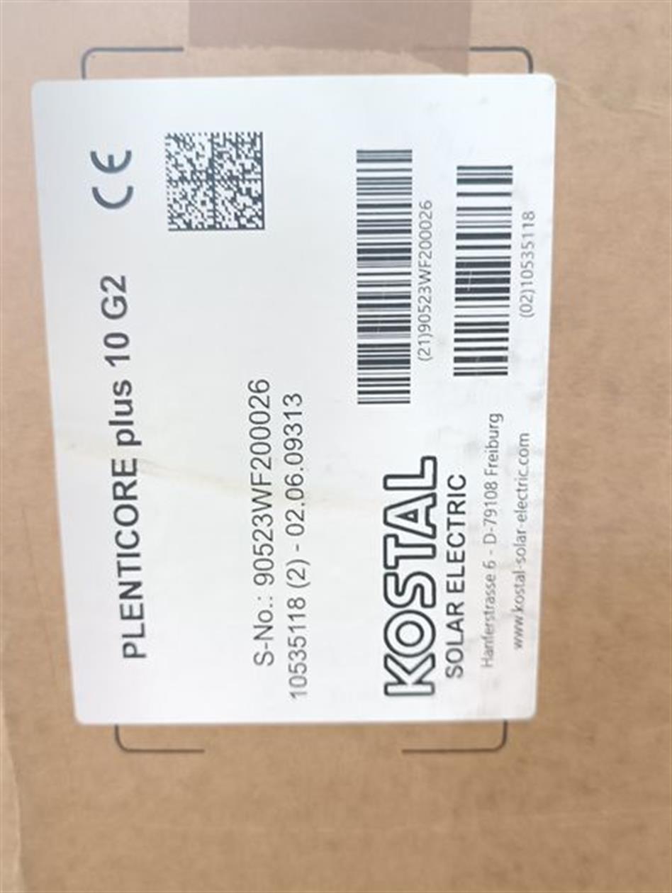 Kostal Solar Electric Hybrid Wechselrichter Plenticore plus 10 G2 (0% MwSt) 10kw