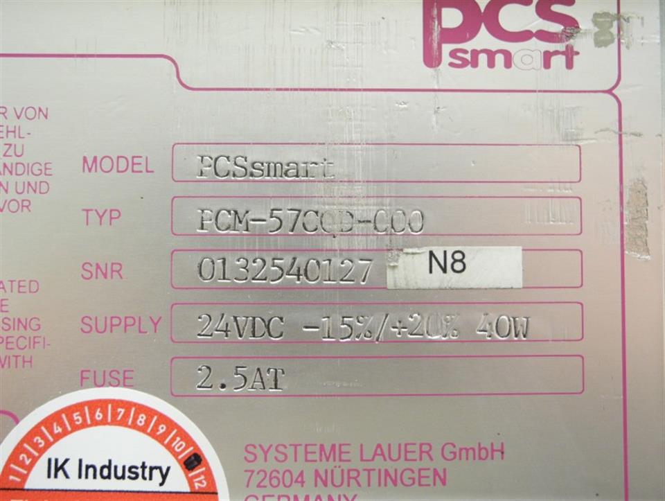 Lauer PCSsmart PCM-57CQD-000 + IBS-TP INTERBUS Modul TESTED & TOP ZUSTAND & OVP