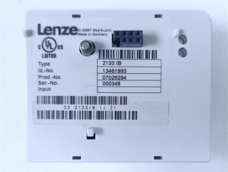 Lenze 2133 IB Profibus-DP ID.Nr: 13461993 33.2133IB.1J.21. TOP ZUSTAND