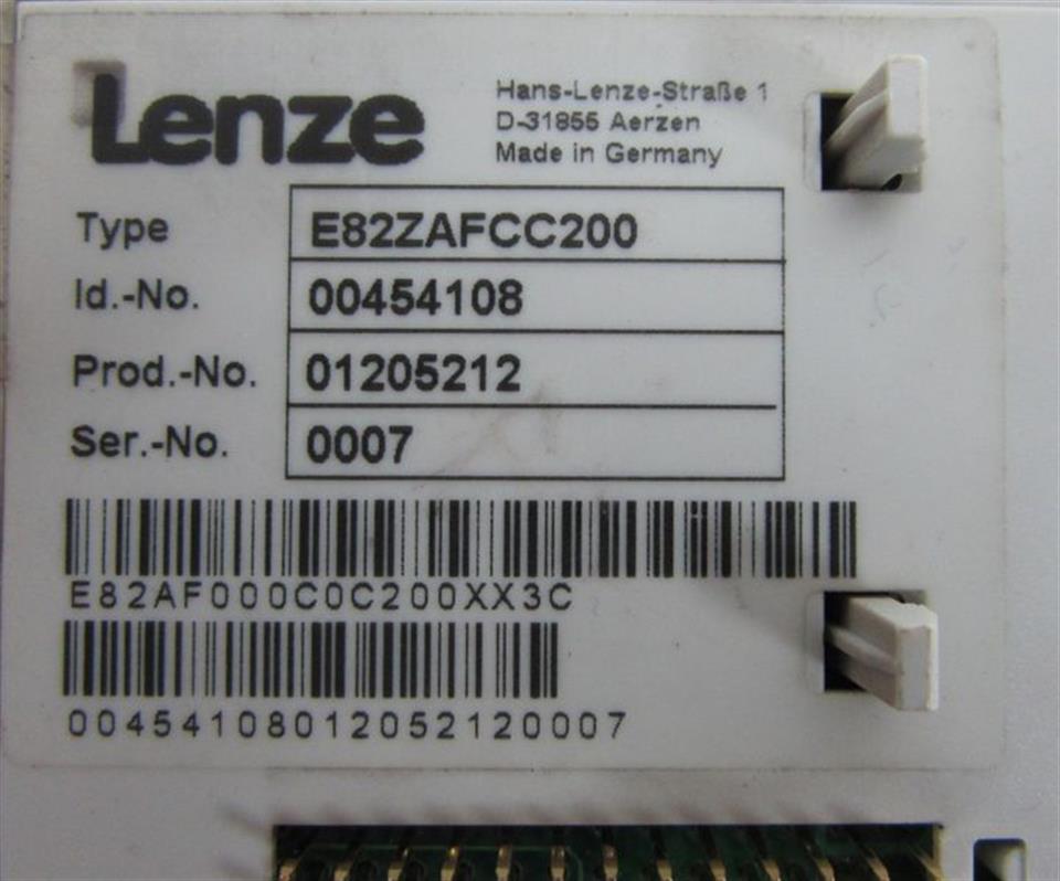 Lenze Can -I/O  E82ZAFCC200 TOP ZUSTAND