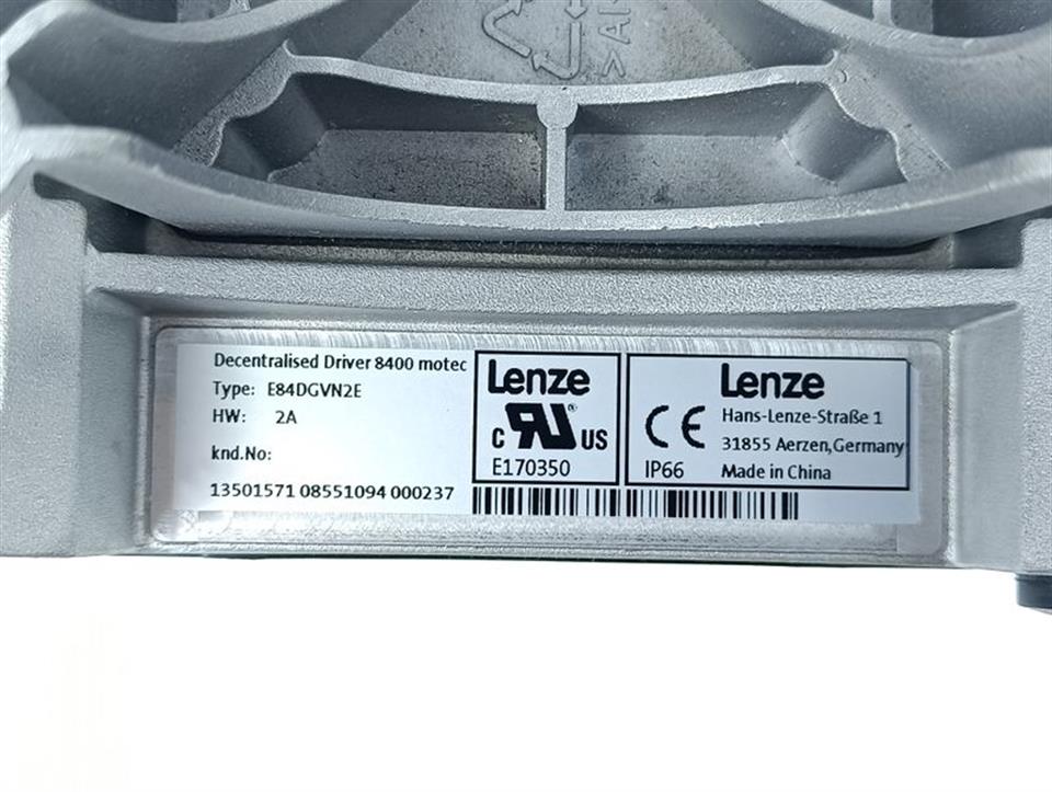 Lenze Decentralised Drives 8400 Motec E84DGVN2E + E84DGDVB55142PS NEUWERTIG