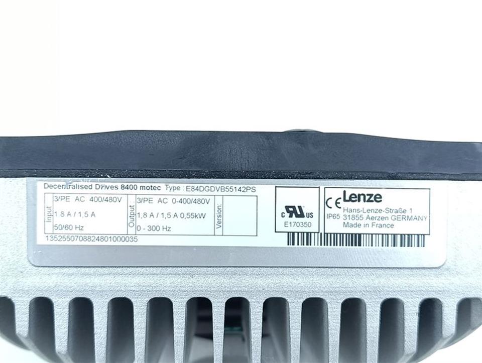Lenze Decentralised Drives 8400 Motec E84DGVN2E + E84DGDVB55142PS NEUWERTIG