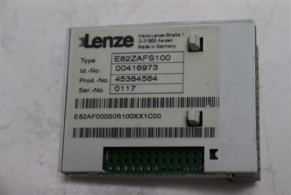 LENZE E82ZAFS100 Standard PT ID.Nr.:00416973 with Connector
