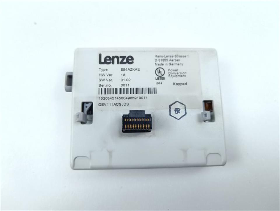 Lenze E94AZKAE KEYPAD Ver. 1A TOP ZUSTAND