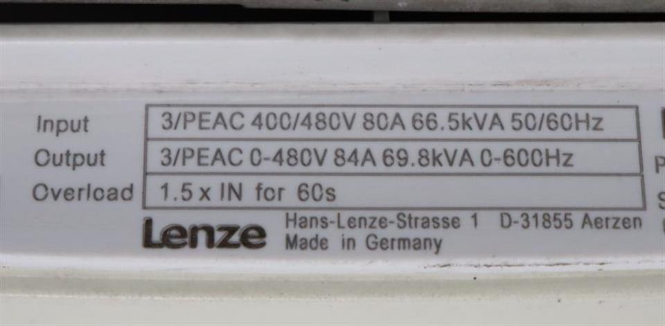 Lenze EVF9330-EV Frequenzumrichter ID-No. 00472626 TESTED & TOP ZUSTAND