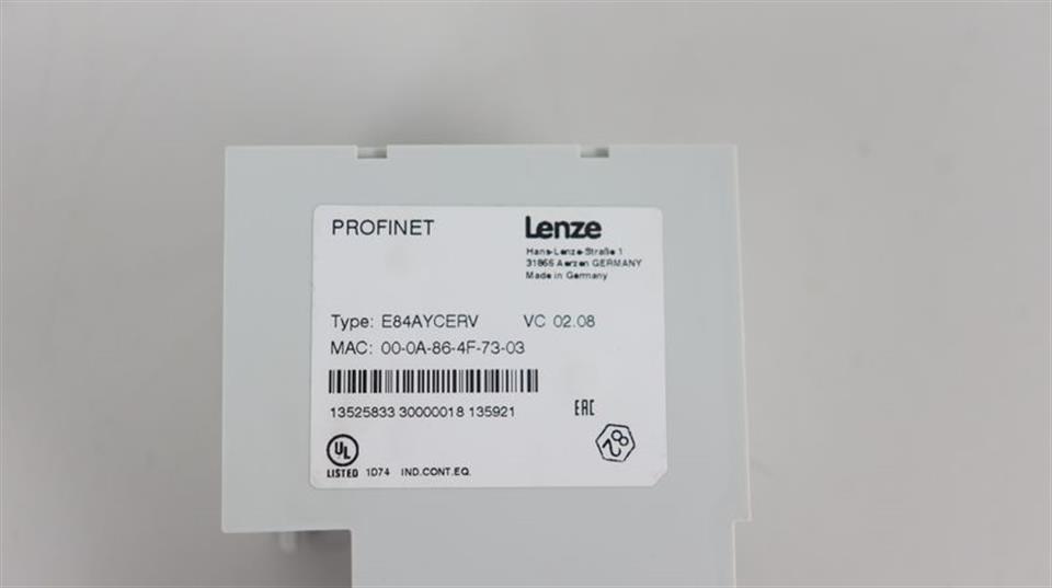 Lenze Inverter Drives 8400 E84AYCERV Profinet Modul NEUWERTIG