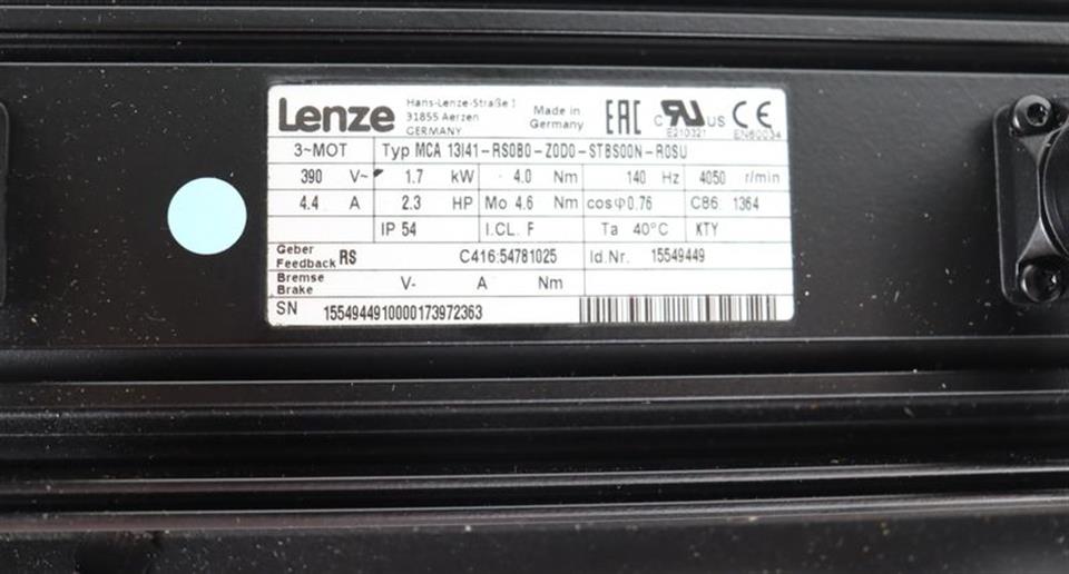 lenze-mca-13i41-rs0b0-z0d0-stbs00n-r0su-gst05-2a-vck-13ic41-servomotor-17kw-max4050-unused-57761-4.jpg