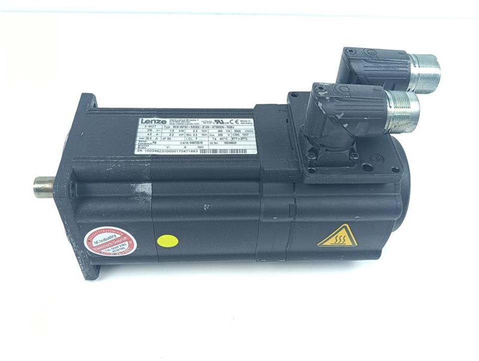 LENZE Servomotor MCS 09F60-RS0B0-B14N-ST5S00N-R0SU 1,5kw TESTED & TOP ZUSTAND