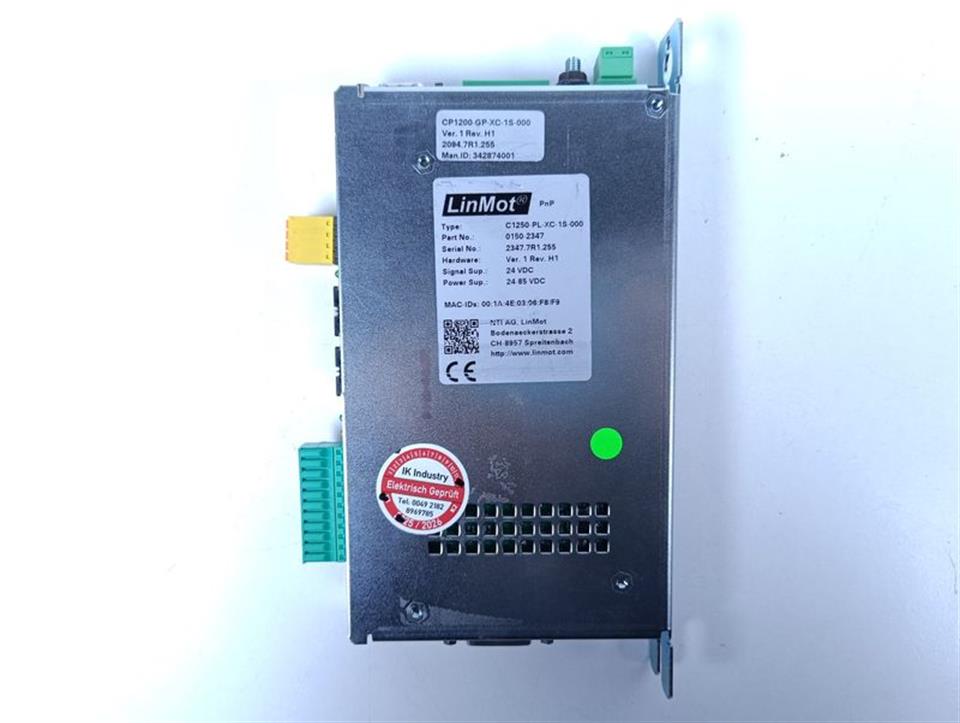LinMot C1250-PL-XC-1S-000 Ver. 1 Rev.H1  TESTED & NEUWERTIG