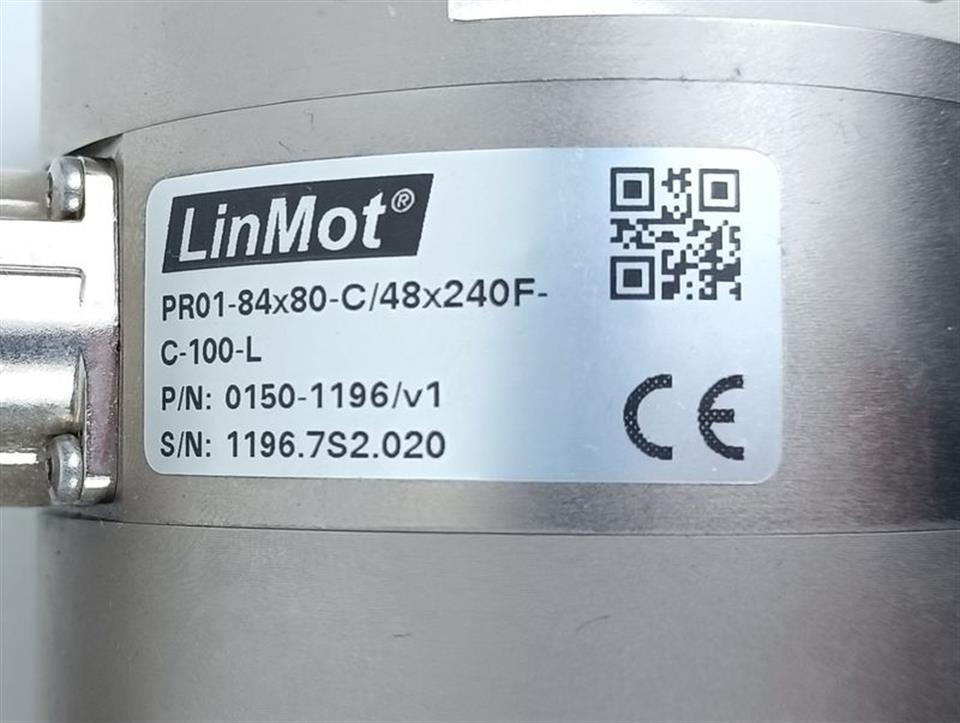 LinMot PR01-84x80-C/48x240F-C-100-L Linearmotor + RS01-84x80-C UNUSED