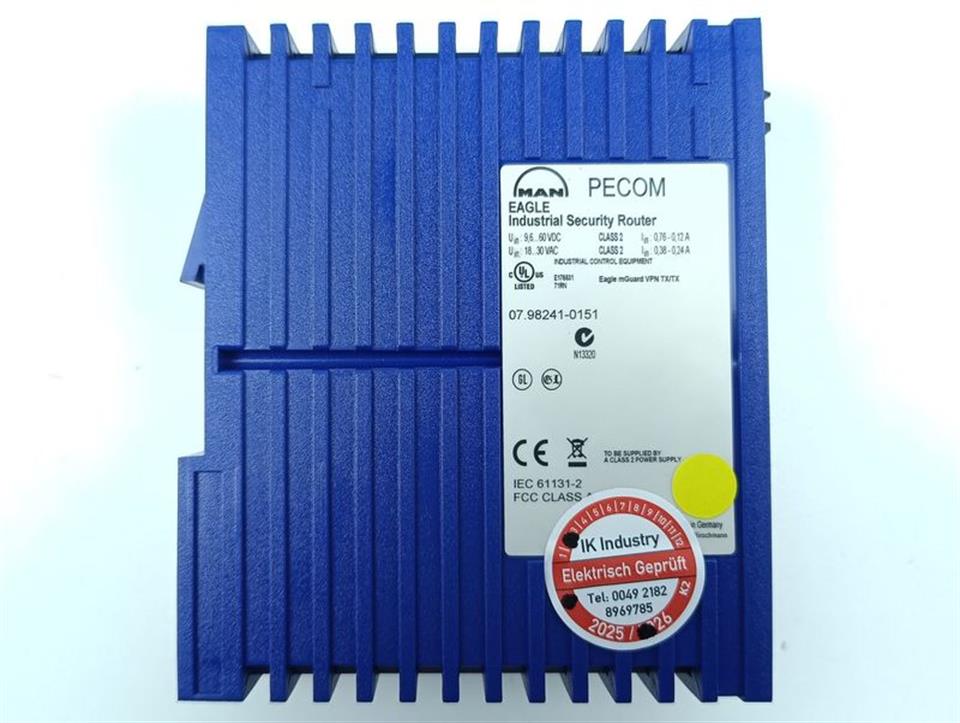 MAN PECOM EAGLE IEC 61131-2 Firmware: V04.2.05 TESTED & TOP ZUSTAND