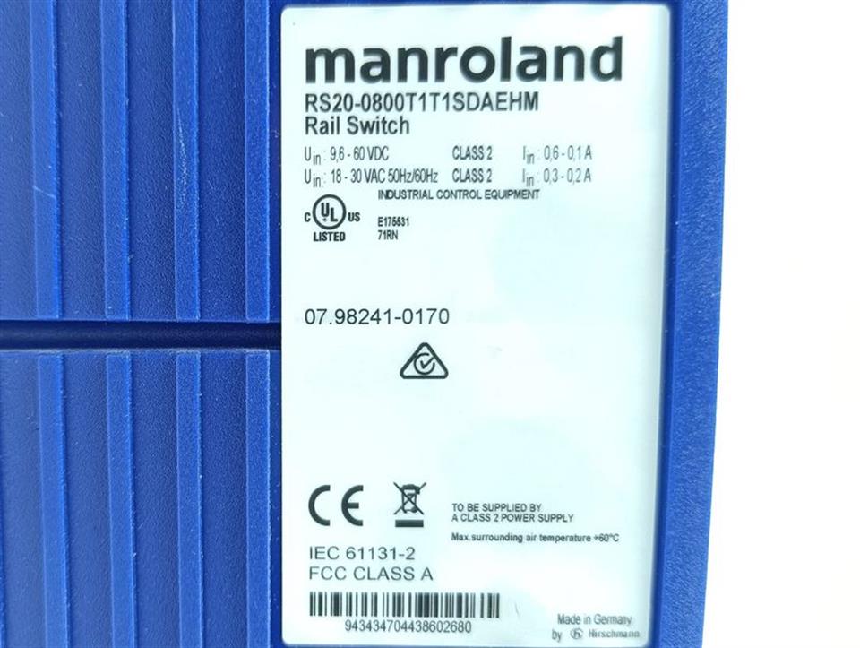 manroland RS20-0800T1T1SDAEHM Firmware: V06-0-03 TESTED & TOP ZUSTAND
