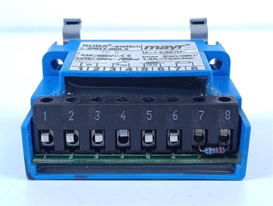 Mayr ROBA switch 2/017.000.2 Art.Nr.:0803032 mit Montagefuß TOP ZUSTAND