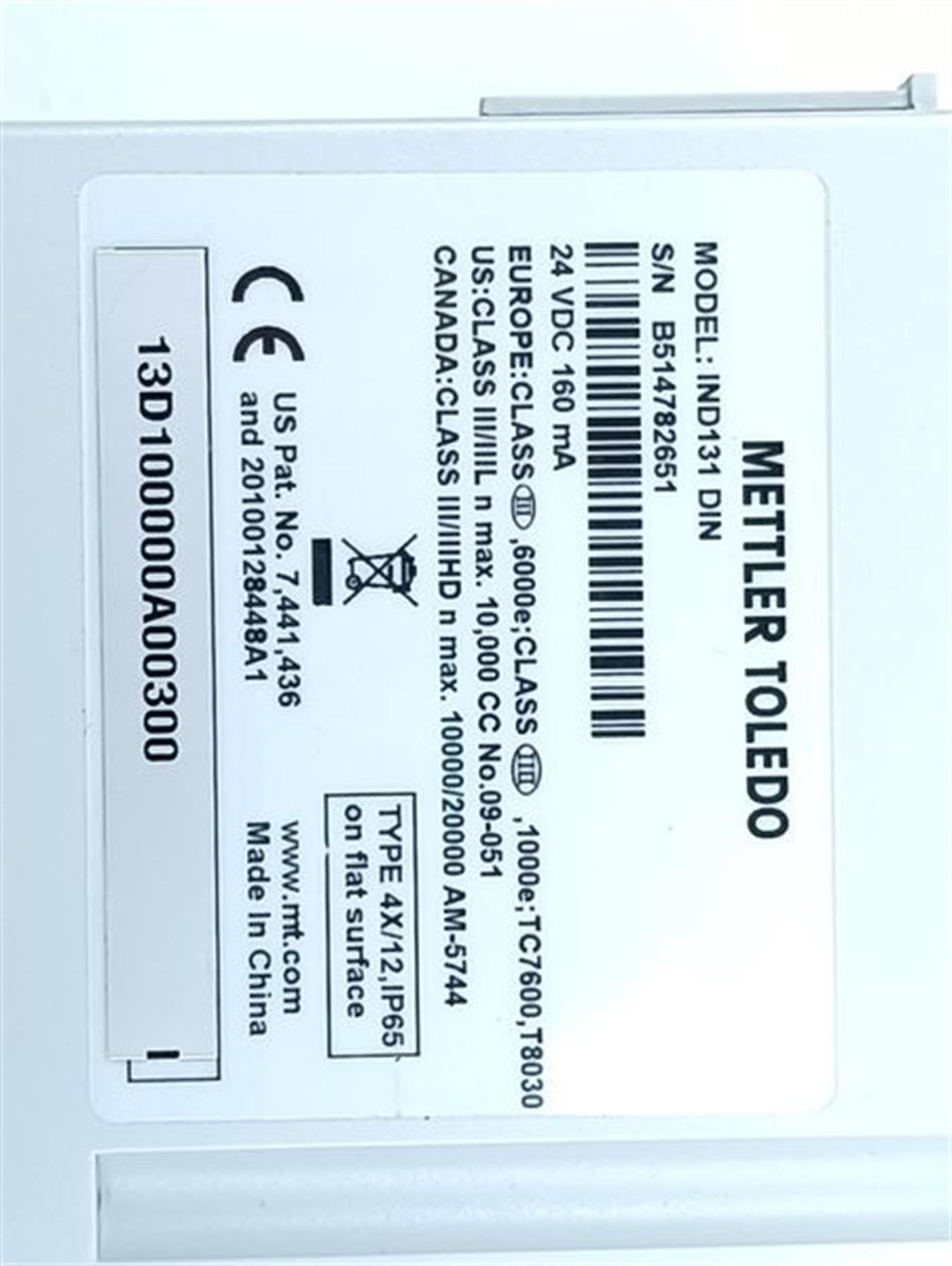 METTLER TOLEDO IND131 Wheiging Temrinal Wägeindikator UNUSED OVP