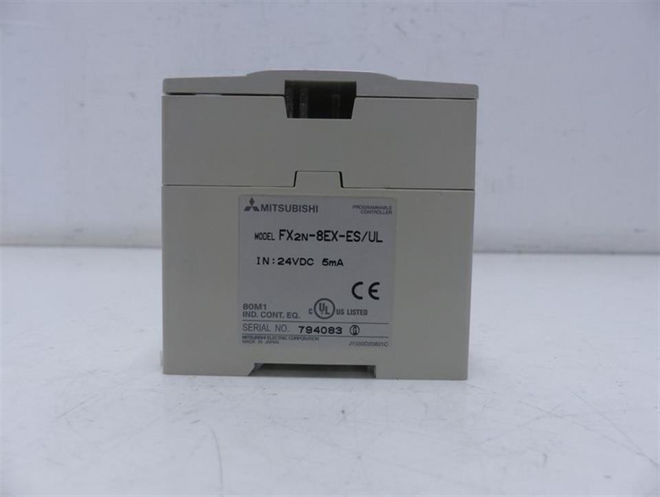 Mitsubishi FX2N-8EX-ES/UL 24VDC 5mA Programmable Controller TOP ZUSTAND