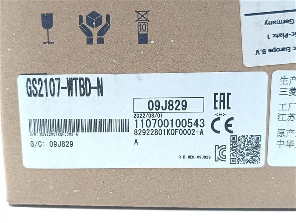 Mitsubishi Graphic Operation Terminal GS2107-WTBD-N Bedienpanel UNUSED & OVP