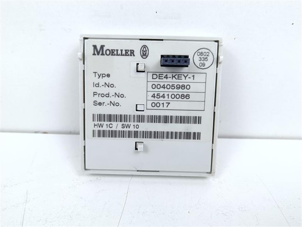Moeller DE4-KEY-1 Bediengerät Keypad ID.NO: 00405980 HW 1C / SW 10 TOP ZUSTAND
