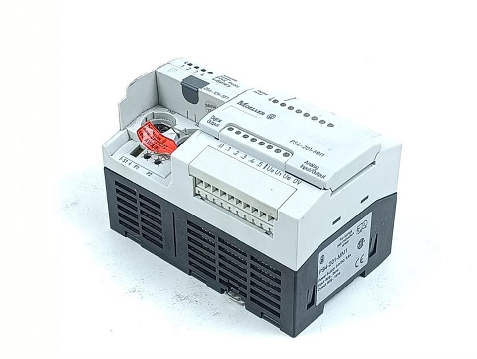Moeller PS4-201-MM1 Compact Controller + ZB4-128-SR1 Memory TESTED & TOP ZUSTAND