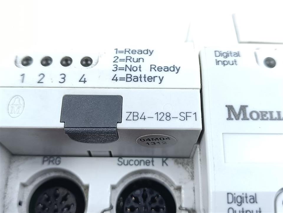 Moeller PS4-201-MM1 Compact Controller + ZB4-128-SR1 Memory TESTED & TOP ZUSTAND