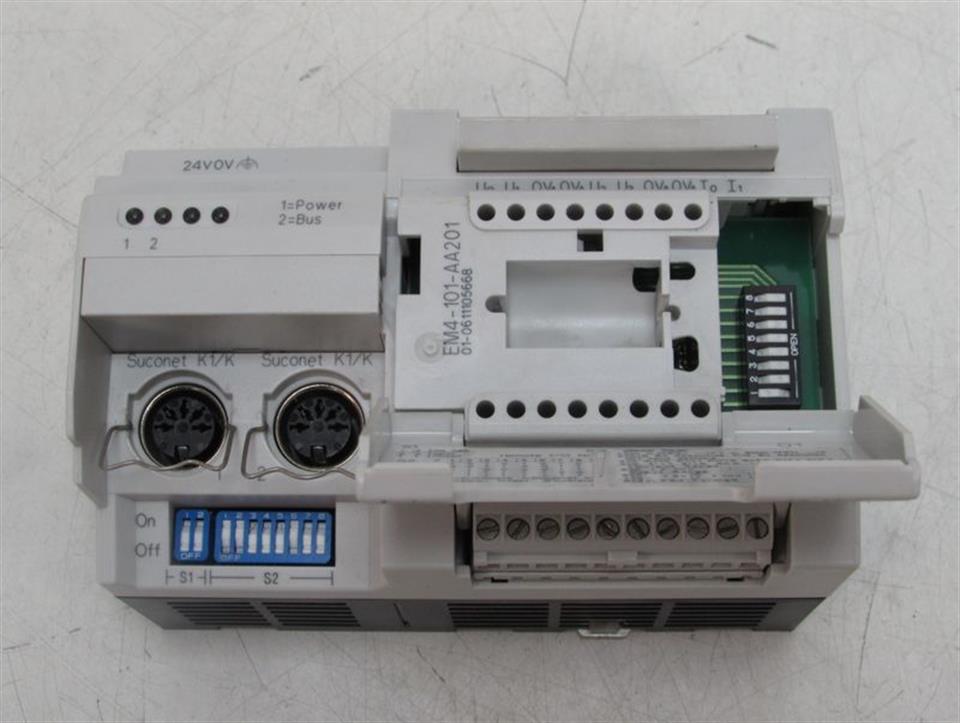 Moeller PS4 EM4-101-AA2 Analog Modul 4x IN 2x Out TESTED Top Zustand