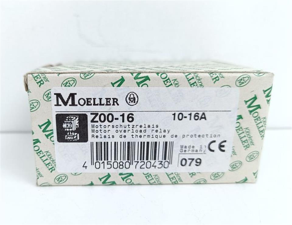 Moeller Z00-16 Motorschutzrelais 10-16A UNUSED & OVP