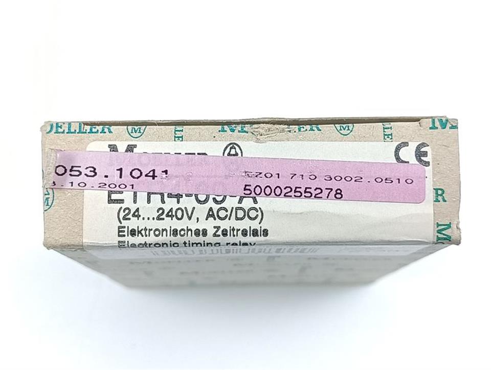 Moeller Zeitrelais ETR4-69-A UNUSED & OVP