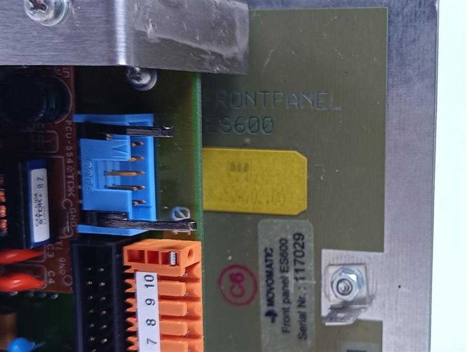 Movomatic ES600 Frontpanel TOP ZUSTAND