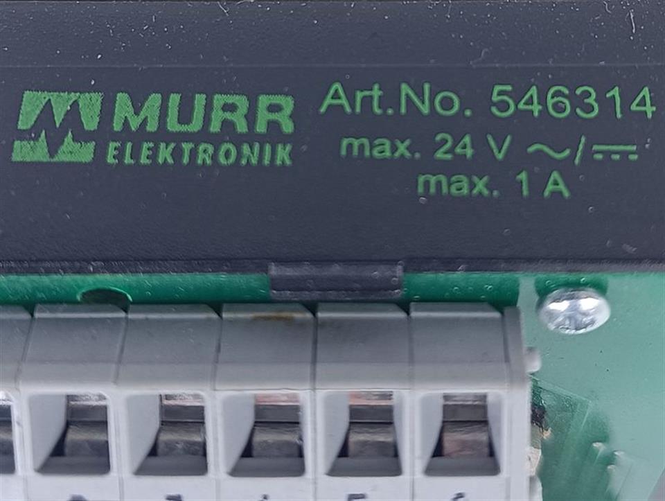Murr Elektronik Art.No: 546314 Übergabesteckverbinder 24V 1A TOP ZUSTAND