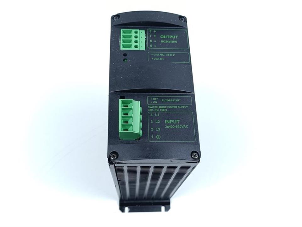 MURR Elektronik Netzteil Art.No.85072 MCS20-3x400/24V 400V 20A 24VDC TESTED GUT