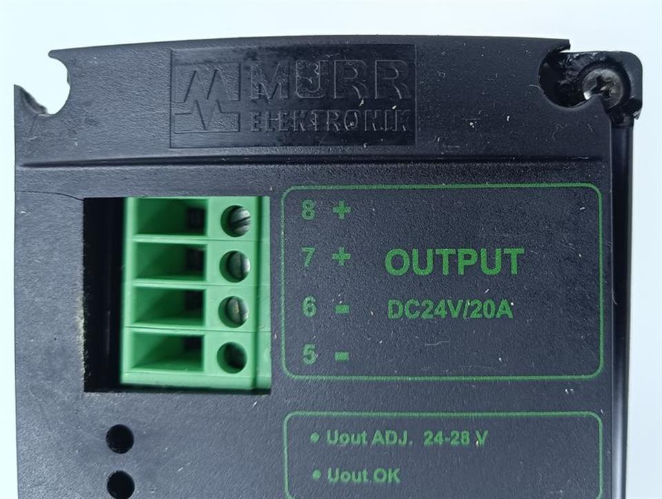 MURR Elektronik Netzteil Art.No.85072 MCS20-3x400/24V 400V 20A 24VDC TESTED GUT