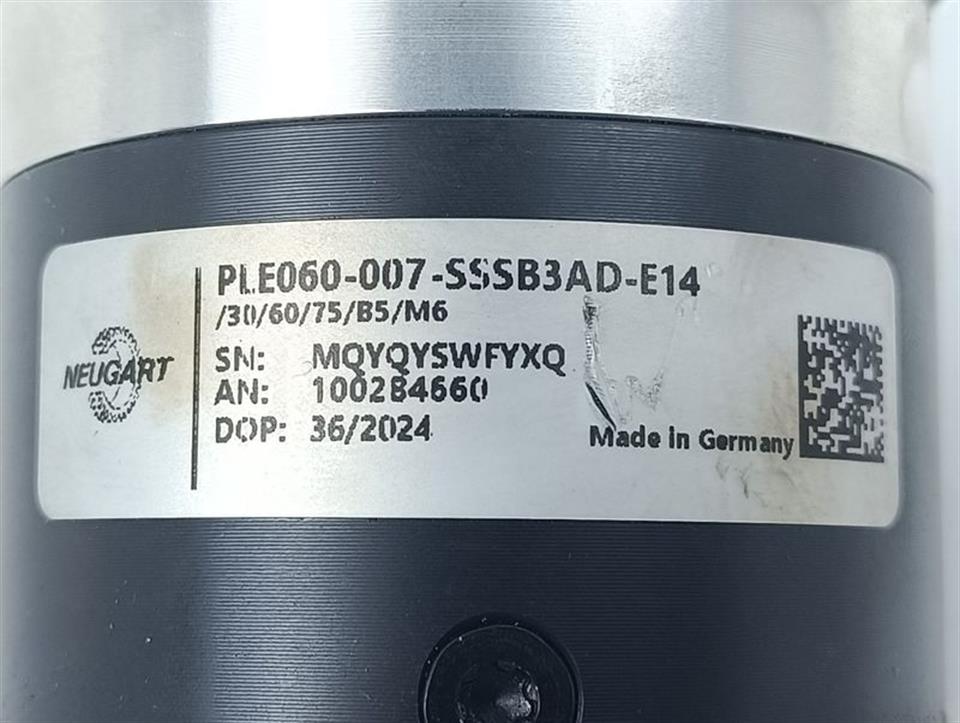 Neugart Planetengetriebe PLE060-007-SSSB3AD-E14 Art. No. 100284660 NEUWERTIG